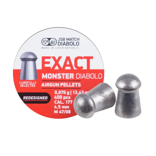 JSB Redesigned Monster Pellets .177 Cal 13.43gr Domed 400ct