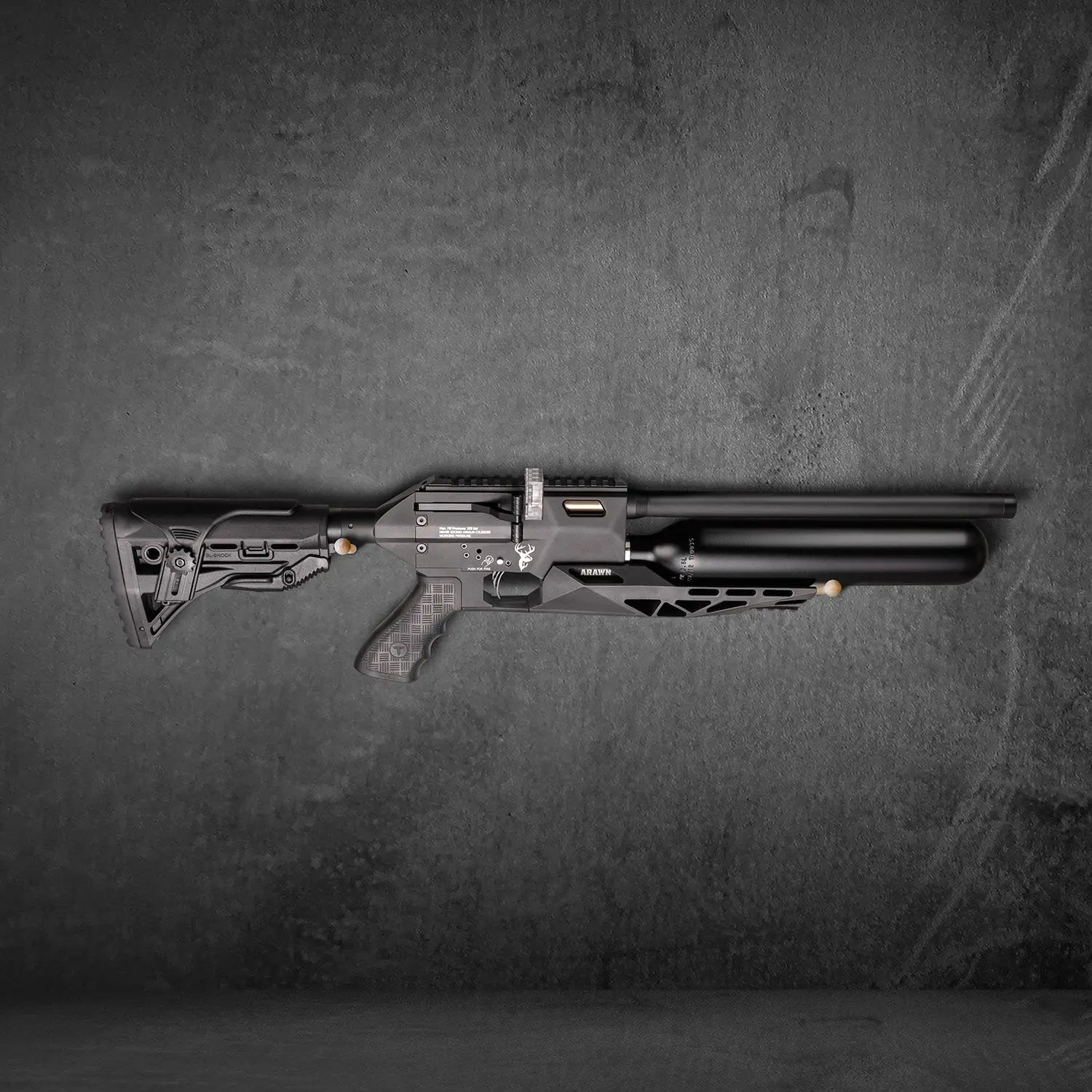 High-performance air gun with sleek design and ergonomic grip for precision shooting