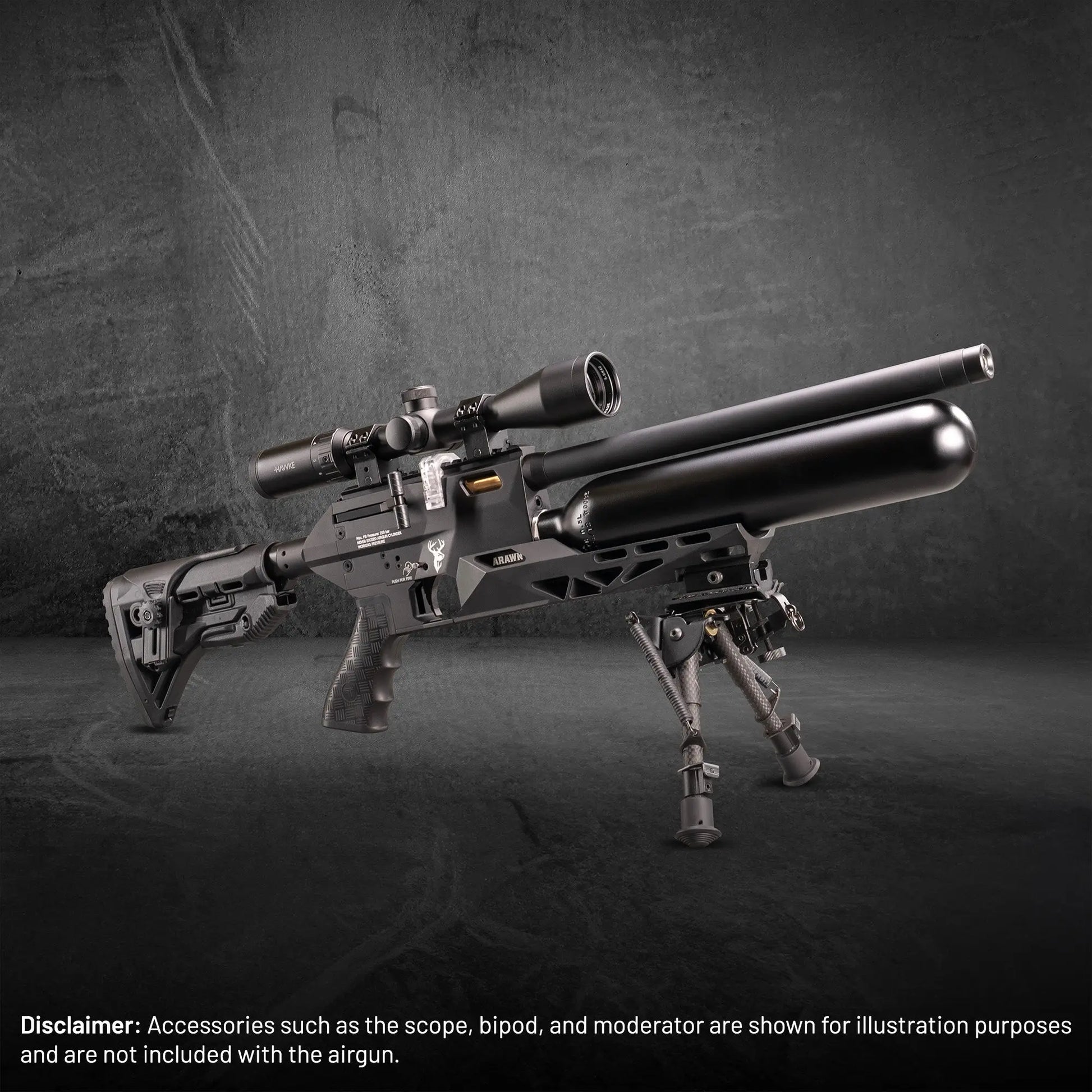 High-performance air gun from Trajectron Sports with a sleek design and versatile features