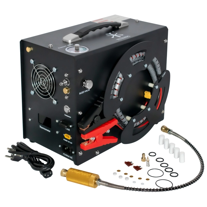 Pcp Portable Compressor 300 bar Portable PCP Compressor with Auto-Cut off Feature – Trajectron ...